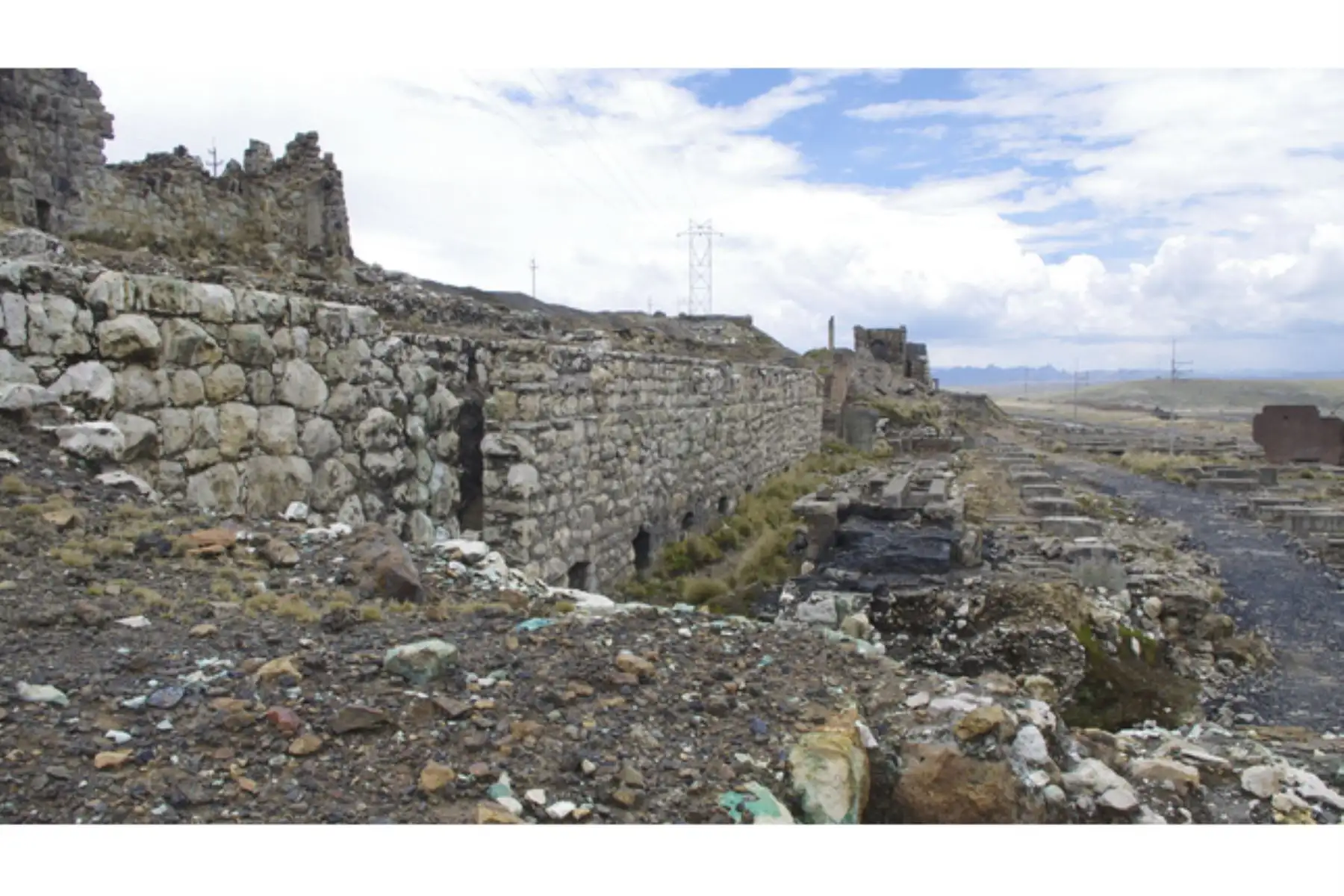 Ministerio de Cultura declara Patrimonio Cultural de la Nación a los vestigios de la Antigua Fundición Tinyahuarco en Pasco. Foto: Mincul