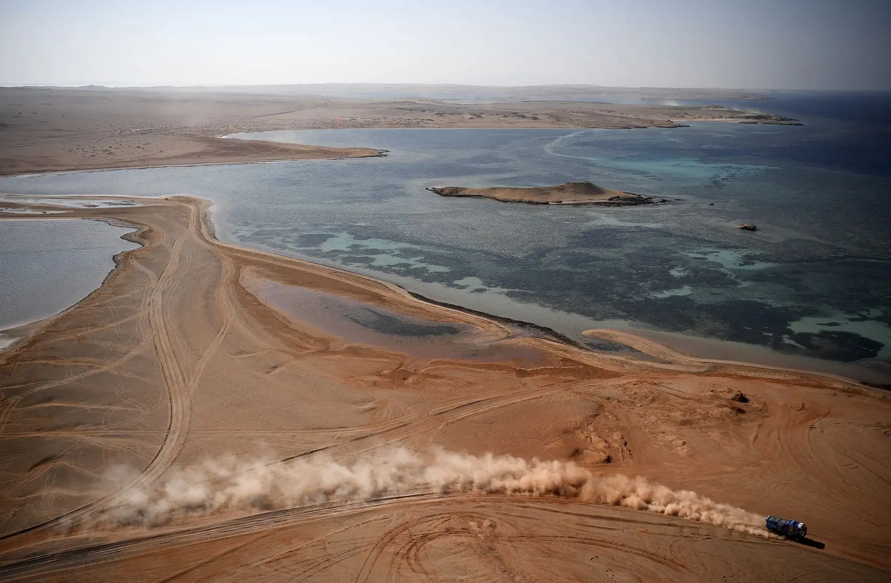Las mejores imágenes de lo que se vive en la Etapa 9 del Dakar 2021. Foto: AFP