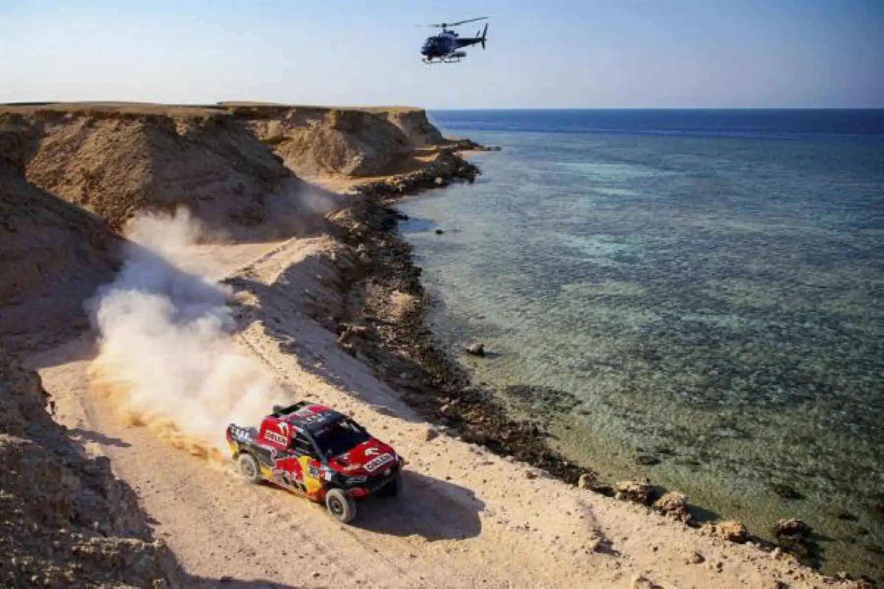 Las mejores imágenes de lo que se vive en la Etapa 9 del Dakar 2021. Foto: AFP