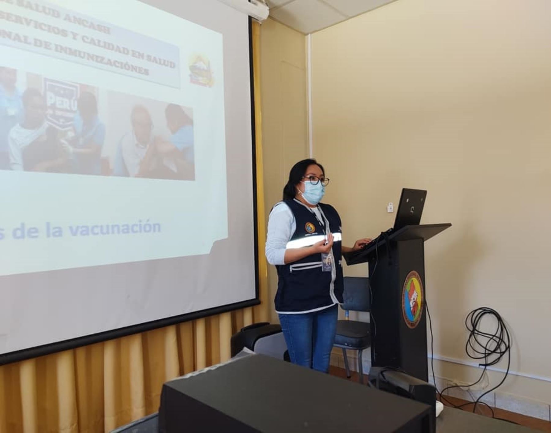 Diresa Áncash implementa plan regional de vacunación contra el coronavirus (covid-19). ANDINA/Difusión
