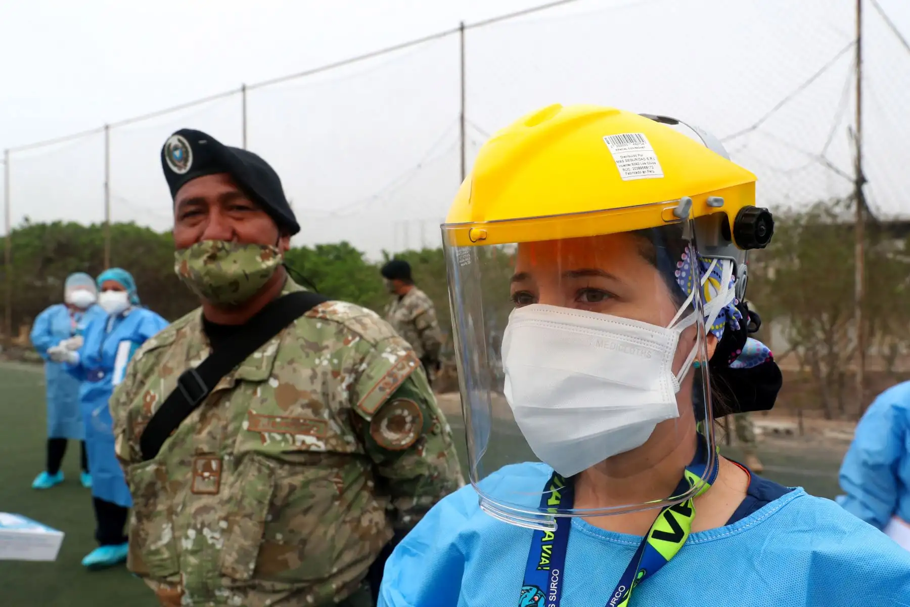 Fuerzas Armadas están desplegadas en diversos puntos del país para llevar a cabo la Operación Tayta. Atención primaria en salud para las personas más vulnerables, Esto es lo que está ocurriendo en Villa María del Triunfo. Foto:ANDINA/MindefPeru