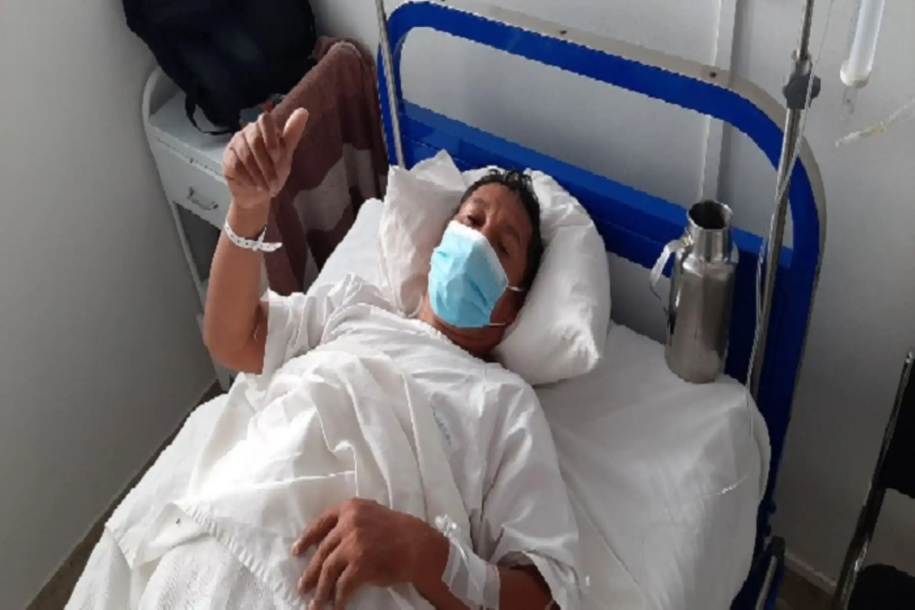 Don Ceberino Yupanqui fue dado de alta tras recuperarse de forma satisfactoria, previa evaluación por parte de los médicos cirujanos del hospital de Quillabamba