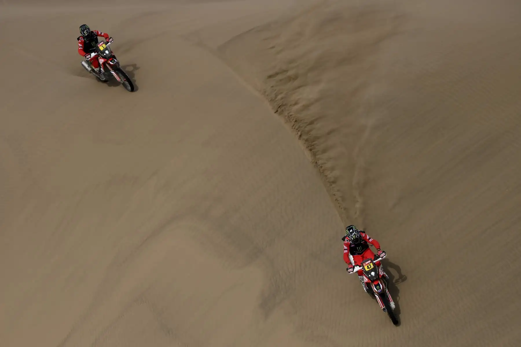 Las mejores imágenes de la etapa 11 del Dakar 2021. Foto: AFP