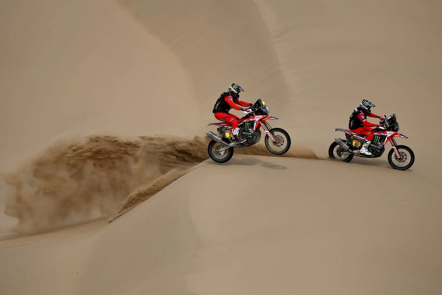 Las mejores imágenes de la etapa 11 del Dakar 2021. Foto: AFP