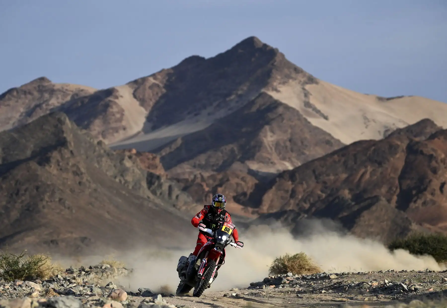 Las mejores imágenes de la etapa 11 del Dakar 2021. Foto: AFP