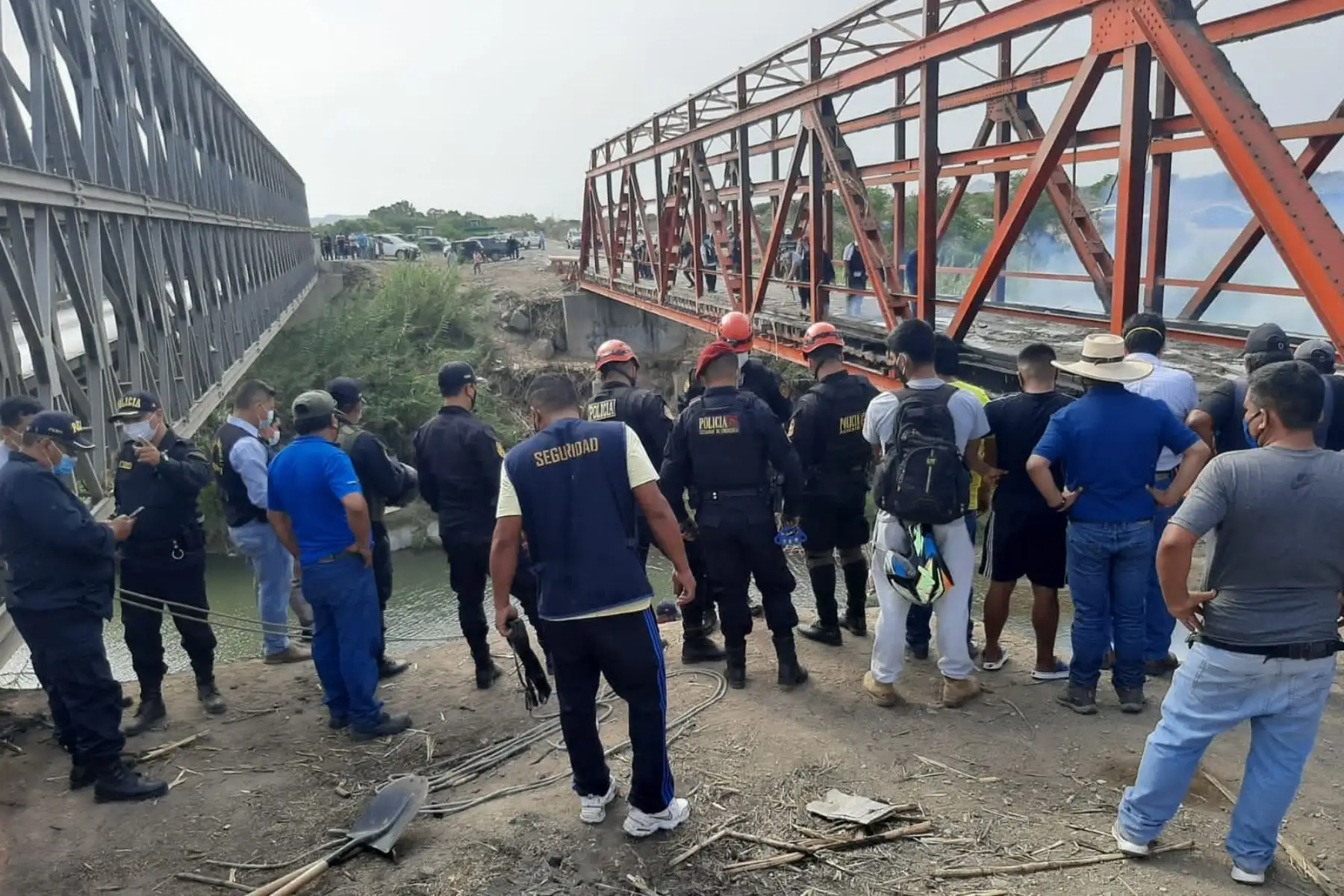 Puente Hércules en el distrito de Pomalca, región Lambayeque.
