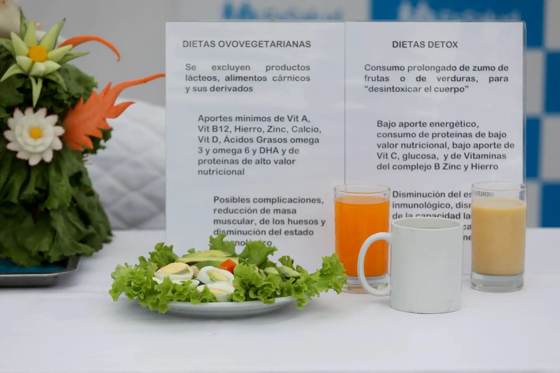 Especialista de EsSalud recomienda ingerir dietas equilibradas que combinan una buena alimentación, con las porciones adecuadas, como consumir por lo menos la mitad del plato de verduras, las que decidan, de zanahoria y betarraga, por ejemplo. Foto: ANDINA/EsSalud.