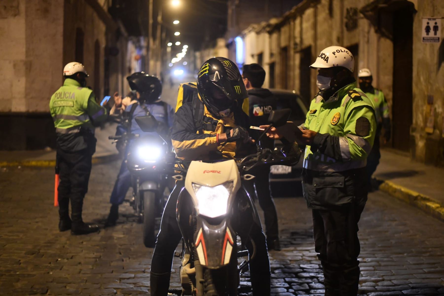 Un total de 4,000 policías brindarán seguridad al debate presidencial y a la población arequipeña. Foto: Cortesía Diego Ramos