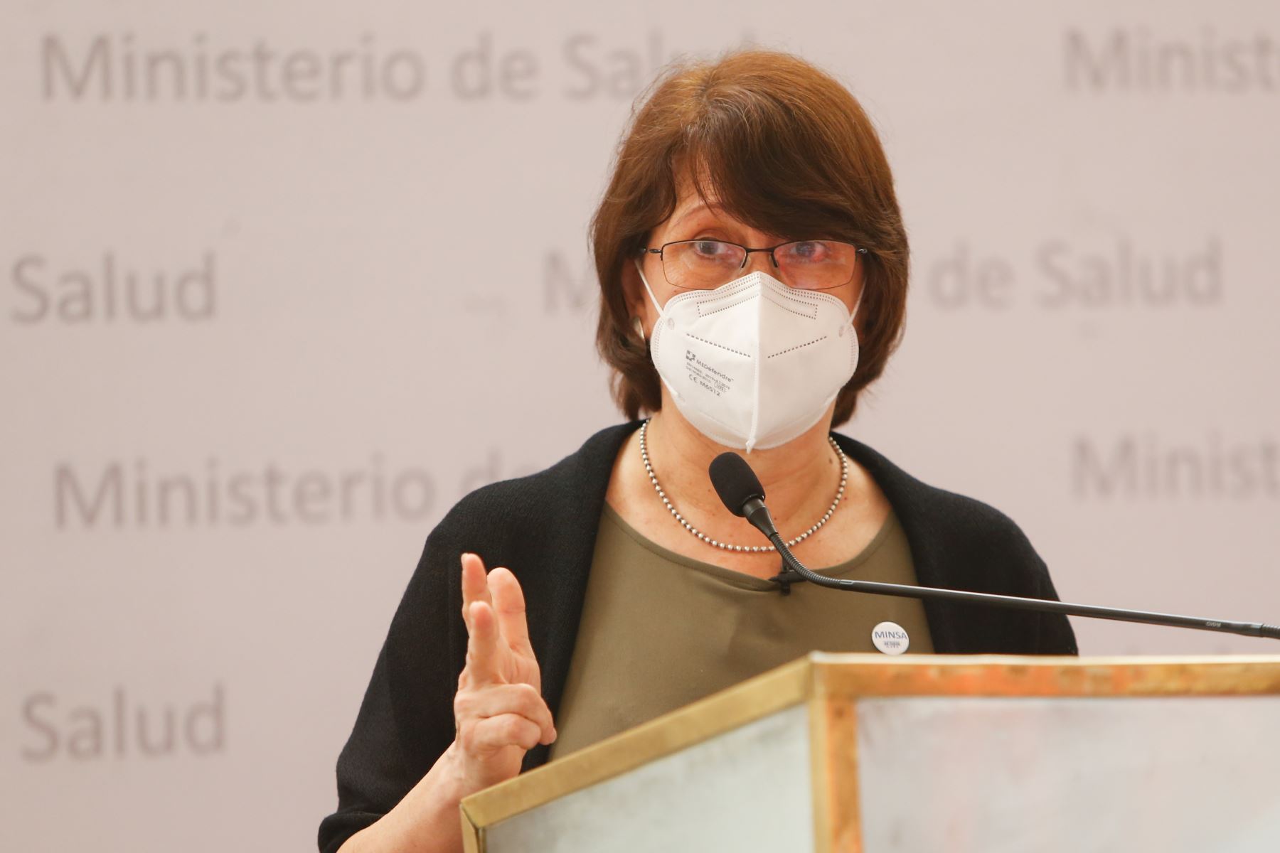 Ministra de Salud, Pilar Mazzetti. Foto: ANDINA/difusión.