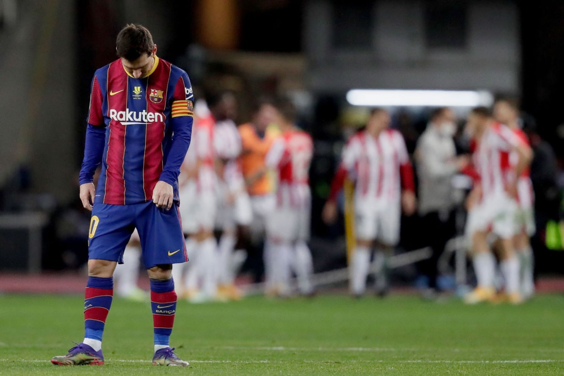 Messi fue expulsado