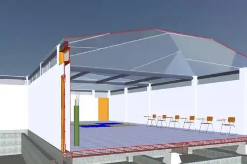 El sistema de aislamiento sísmico de bajo costo será elaborado con elementos de concreto.