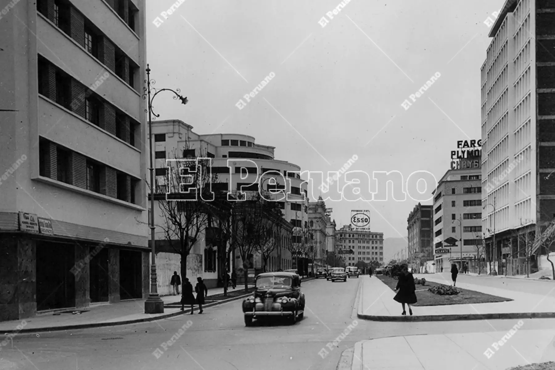 Avenida Wilson en el Centro de Lima (1948). Foto: Archivo Histórico de El Peruano