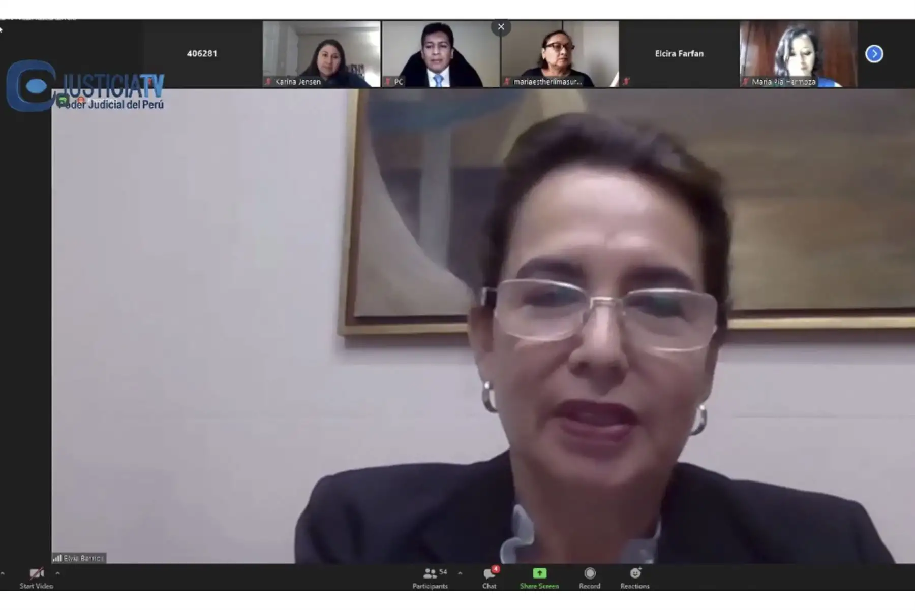 Elbia Barrios sostuvo que la trata de personas en el Perú tiene, sobre todo, “el rostro de mujer”, de manera especial de las que viven en situaciones de pobreza.ANDINA/Poder Judicial