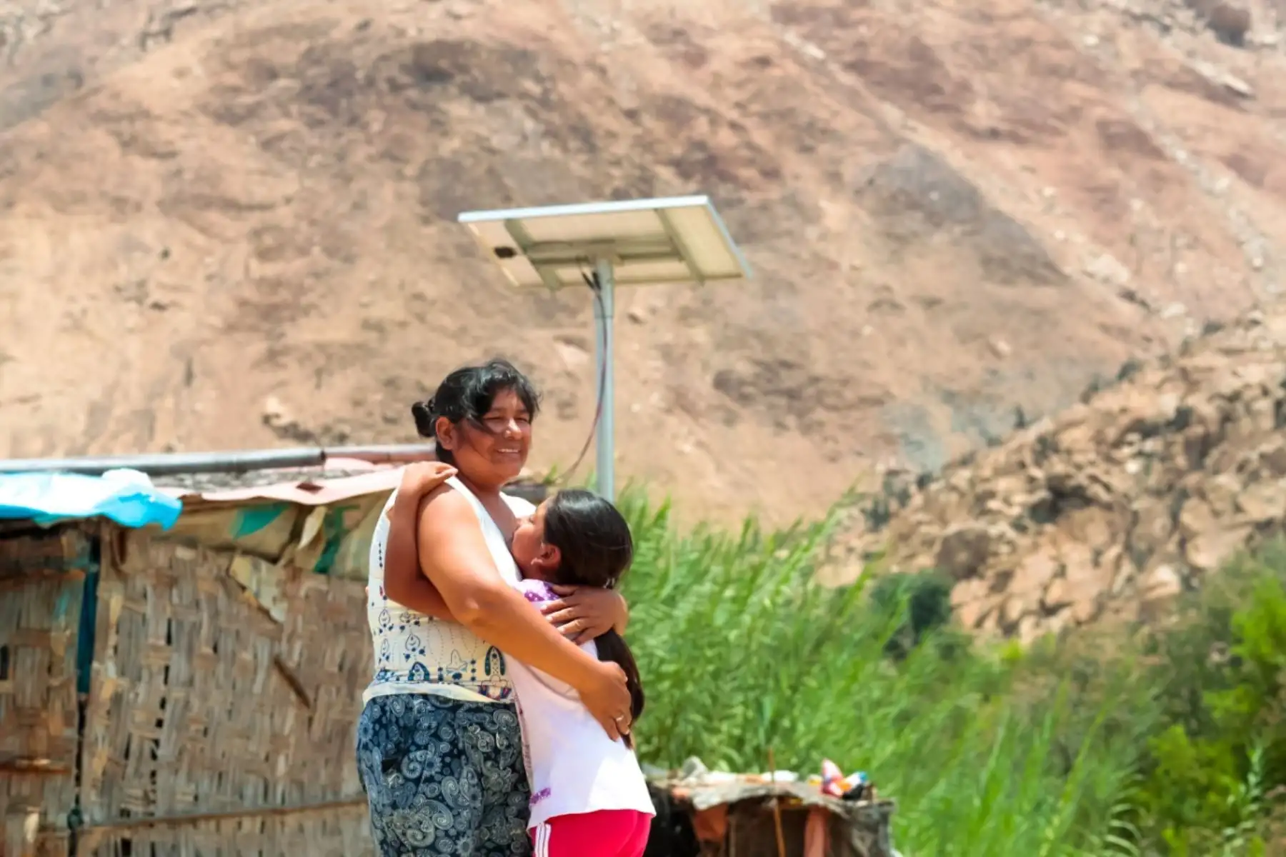 Panel Fotovoltaico permite generar energía eléctrica en las zonas rurales alejadas del país. Foto: Cortesía.