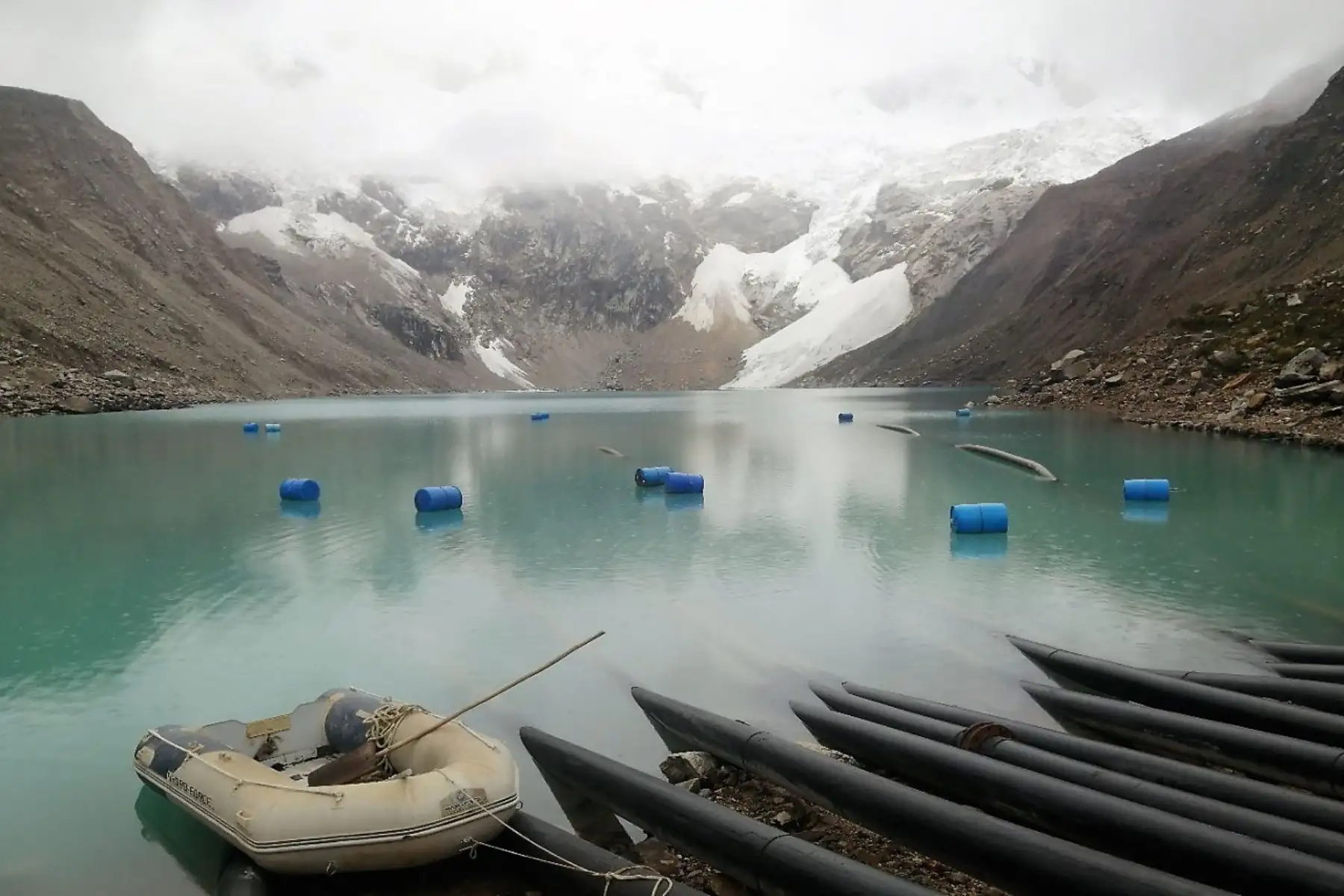 Laguna de Palcacocha, en la región Áncash.