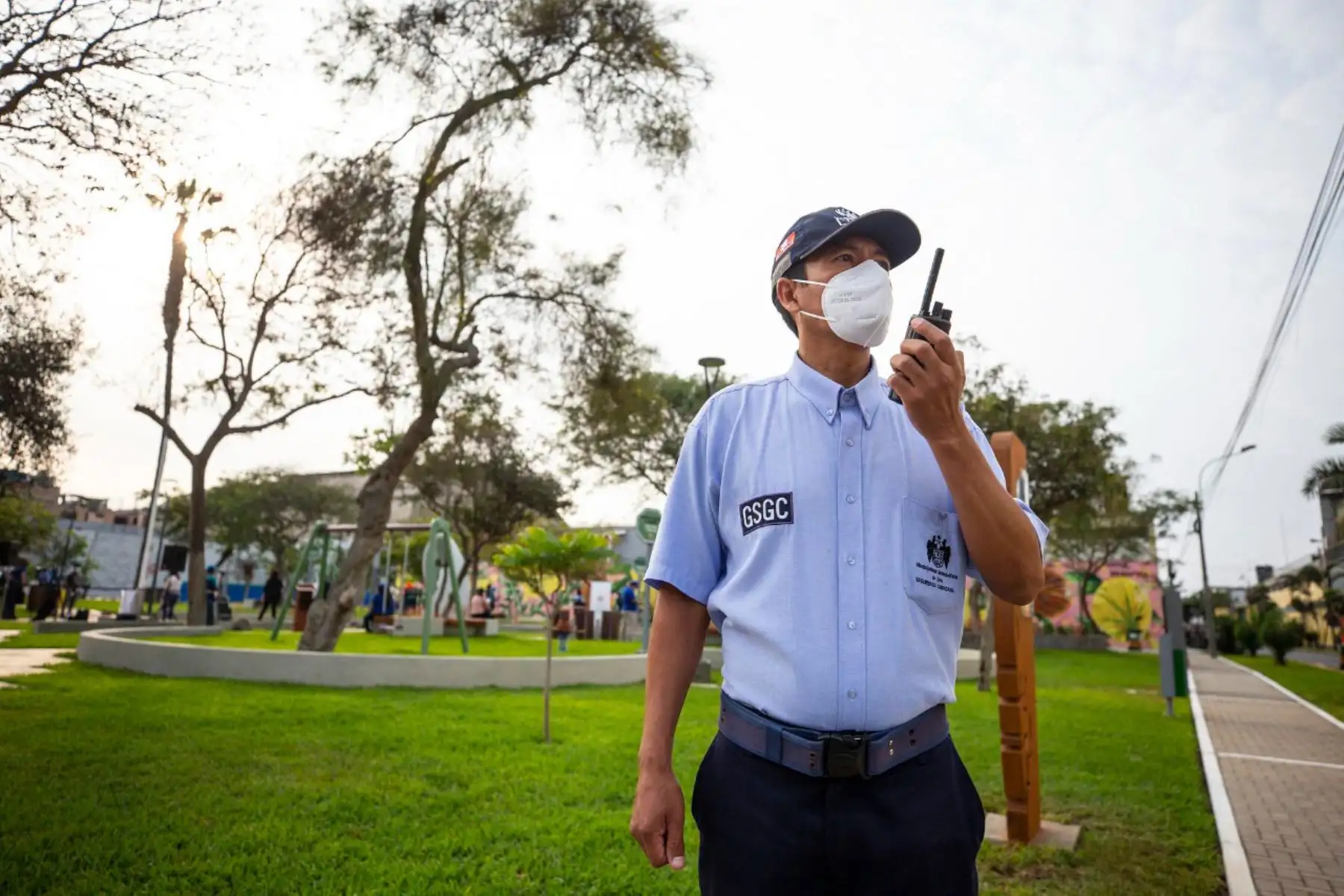 Alcalde de Lima Jorge Muñoz, inaugura parque D