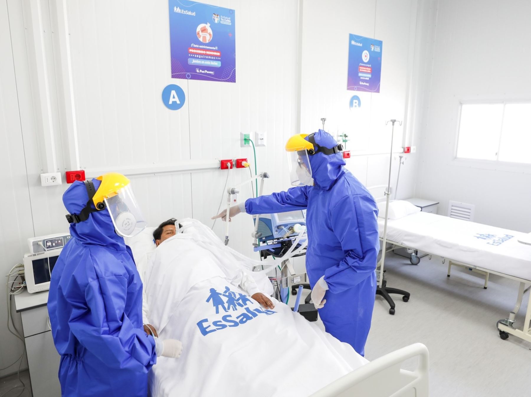 EsSalud mantiene la administración del centro de atención temporal covid-19 del Hospital Regional de Tacna. ANDINA/Difusión