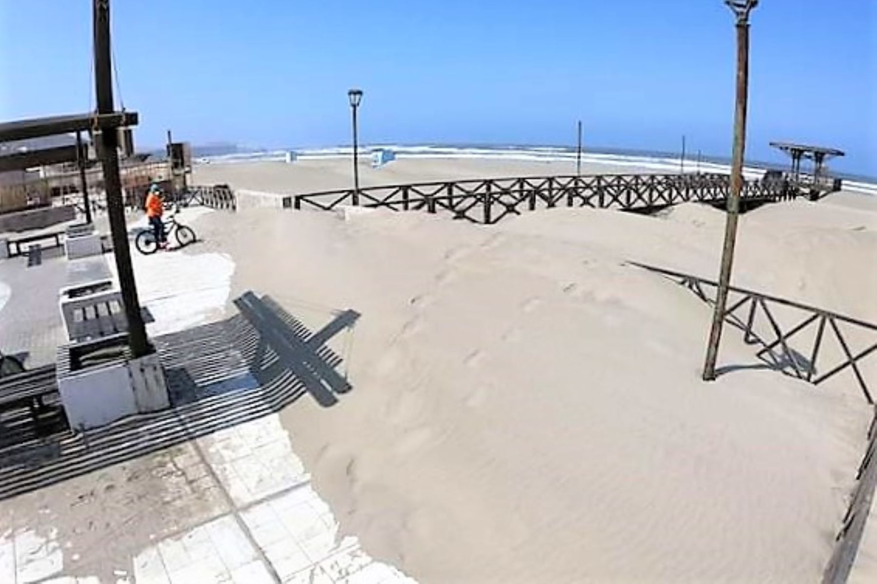 Malecón turístico de Eten Puerto, en la región Lambayeque.