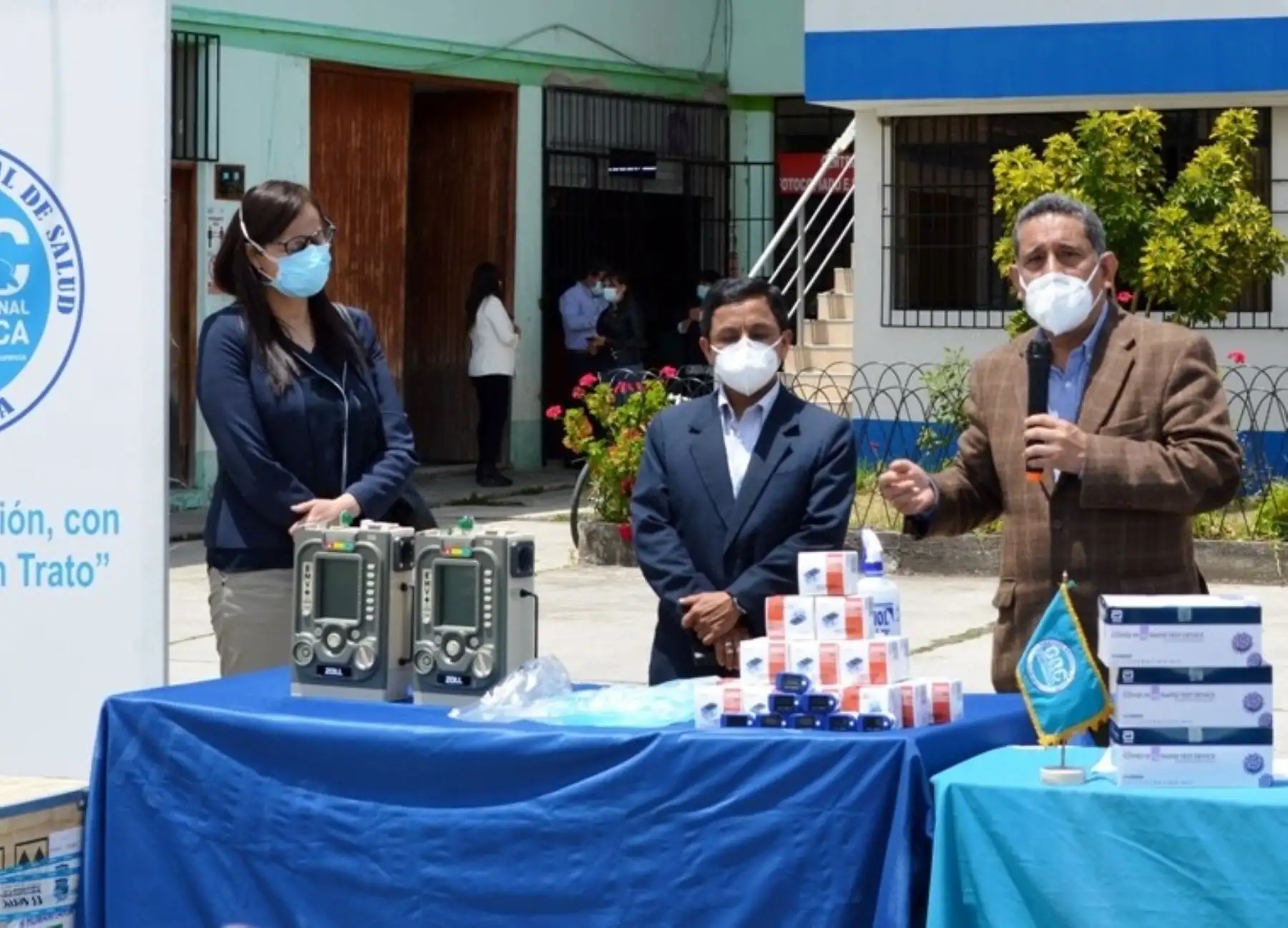 El Gobierno Regional de Cajamarca inicio la entrega de 57,000 pruebas antigénicas en establecimientos de salud del primer nivel de atencción de esa región. Las pruebas permitirán detectar casos de coronavirus (covid-19). ANDINA/Difusión