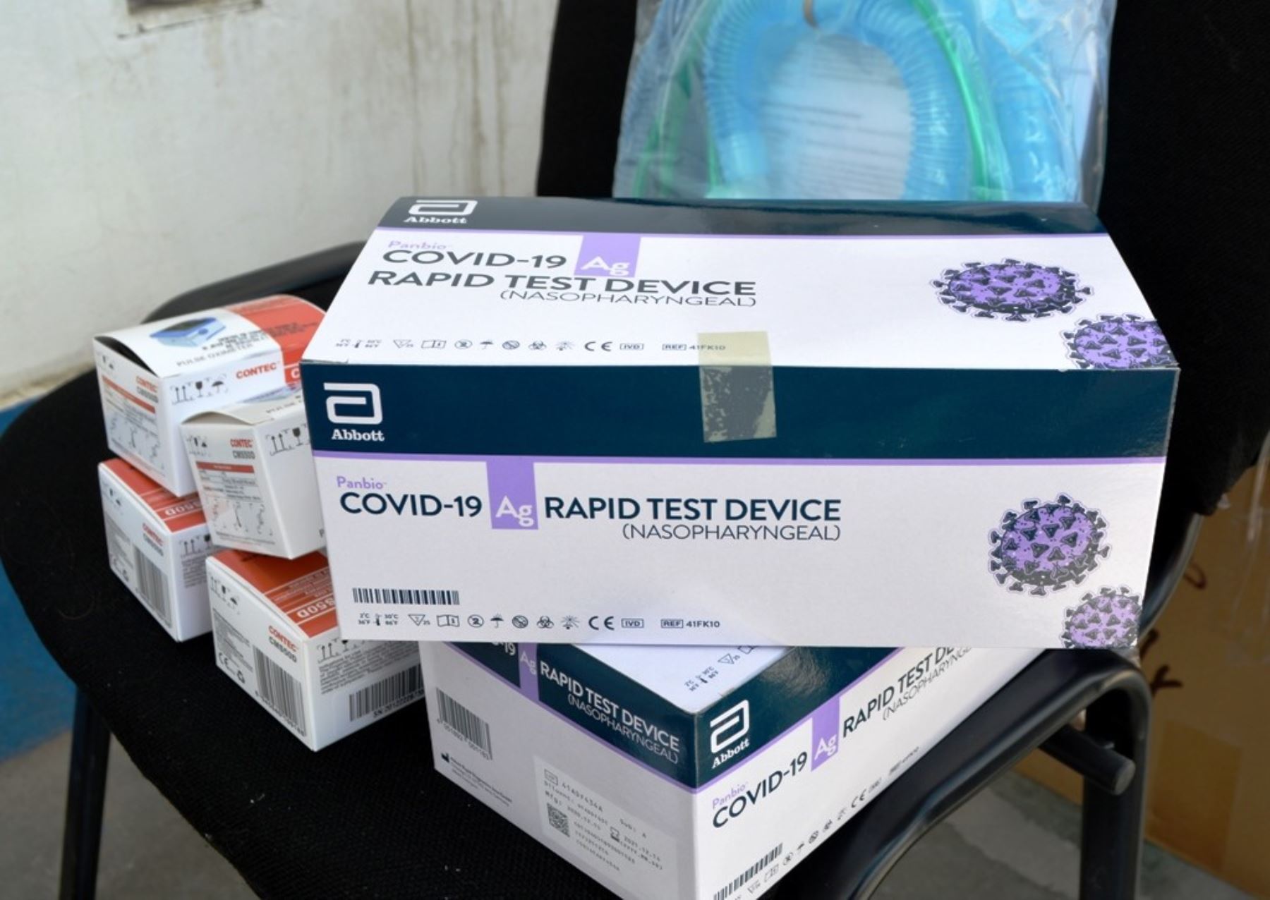 El Ministerio de Salud (Minsa) entregó a la región Arequipa 31,850 pruebas antigénicas para confirmar el diagnóstico clínico a pacientes que presenten síntomas del nuevo coronavirus. ANDINA/Difusión