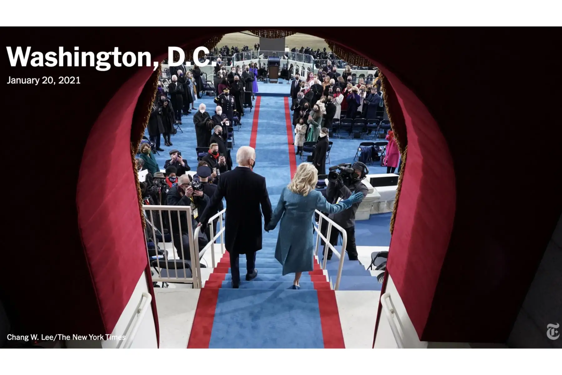 Así informa la prensa mundial sobre la histórica juramentación de Joe Biden, como presidente de los Estados Unidos. The New York Times.