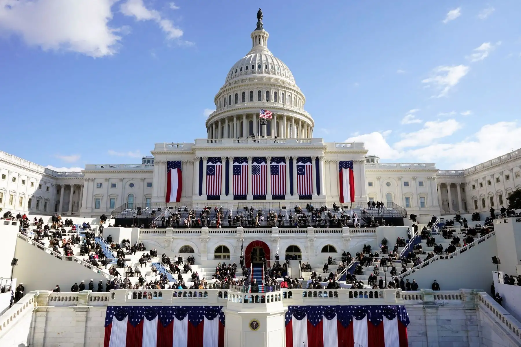Joe Biden juró como el nuevo presidente de los Estados Unidos. Foto: AFP