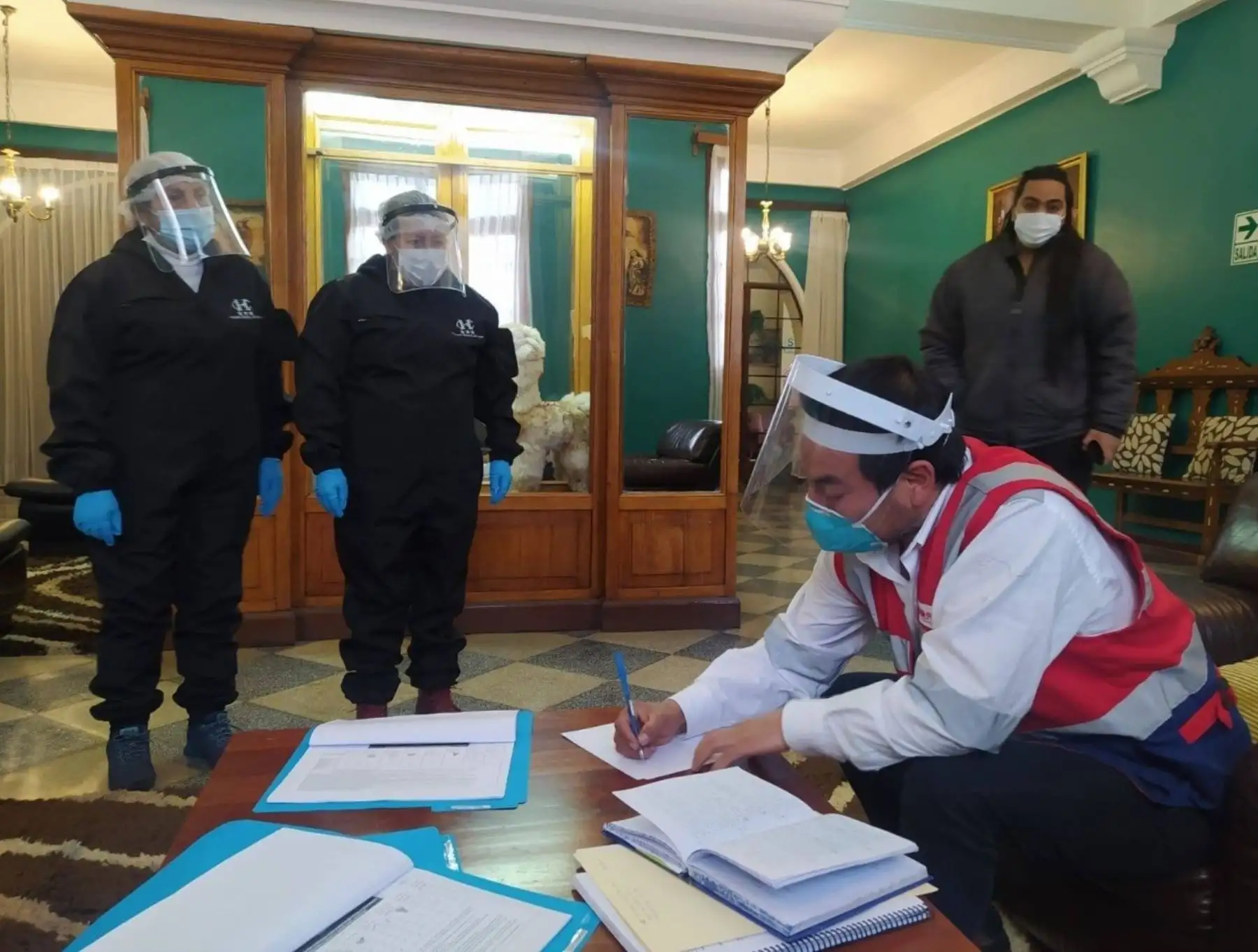 Sunafil y la Cámara de Comercio y Producción de Huancavelica instalan mesa de trabajo para adoptar medidas en favor de los trabajadores. ANDINA/Difusión