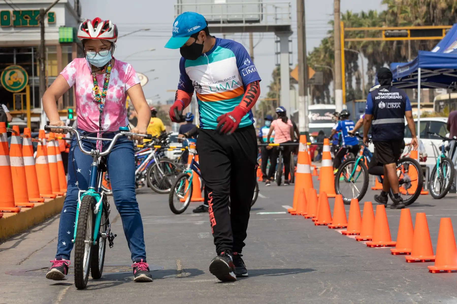 Municipalidad de Lima promueve la Escuela de ciclismo urbano, que en esta oportunidad llega a Los Olivos.
Foto: Municipalidad de Lima