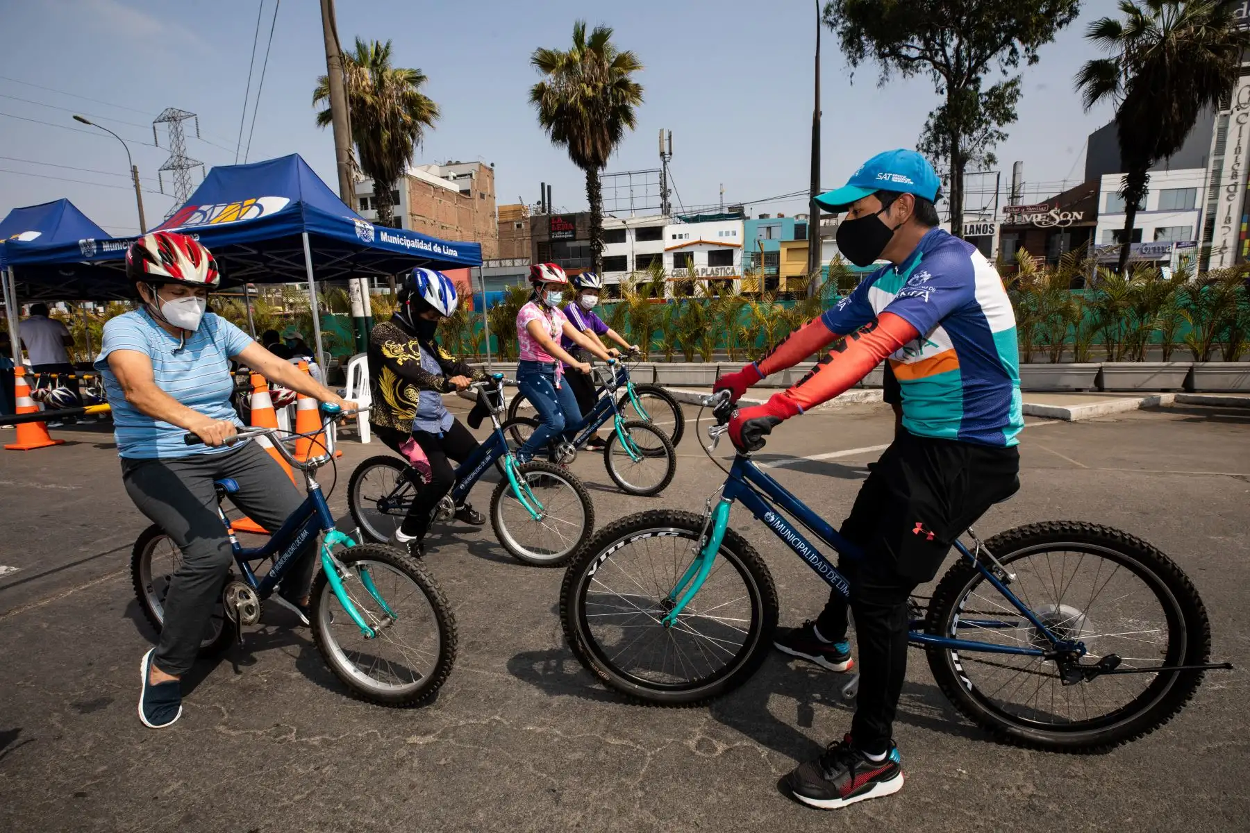 Municipalidad de Lima promueve la Escuela de ciclismo urbano, que en esta oportunidad llega a Los Olivos.
Foto: Municipalidad de Lima