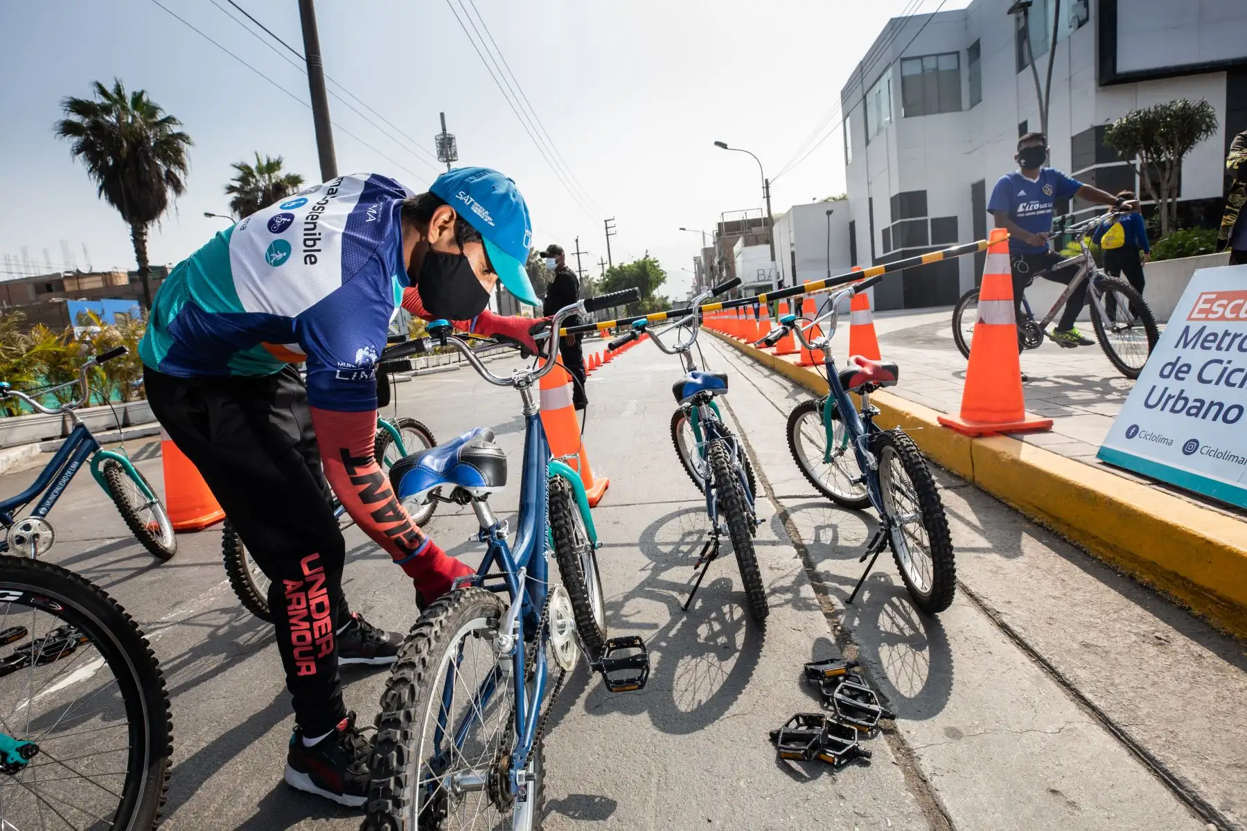 Municipalidad de Lima promueve la Escuela de ciclismo urbano, que en esta oportunidad llega a Los Olivos.
Foto: Municipalidad de Lima