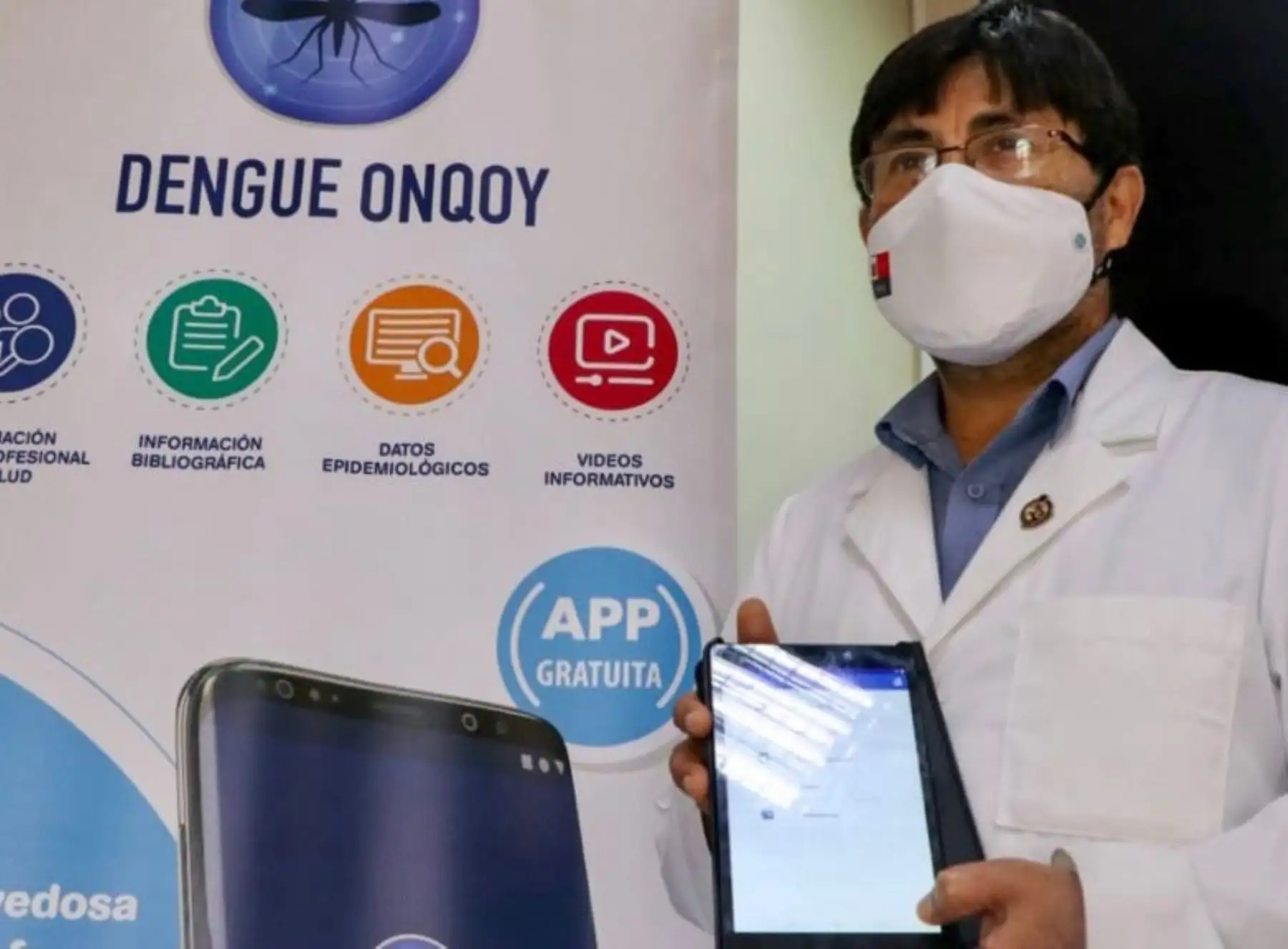 Resaltan aporte de aplicativo Dengue Onqoy en tratamiento contra dicha enfermedad. ANDINA/Difusión