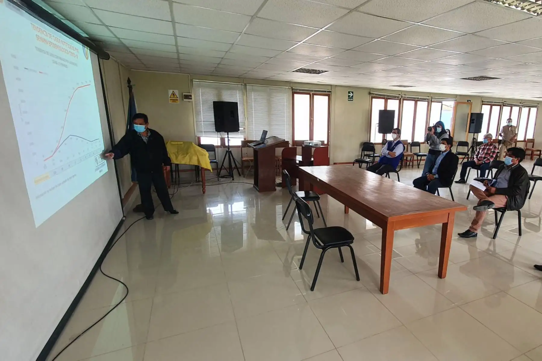 El Gobierno Regional de Ancash, decidió solicitar la ampliación del convenio con la Organización Panamericana de la Salud (OPS) y el Programa Mundial de Alimentos como aliado estratégico en la lucha contra la pandemia del covid 19.
Foto: Cortesía Gonzalo Horna