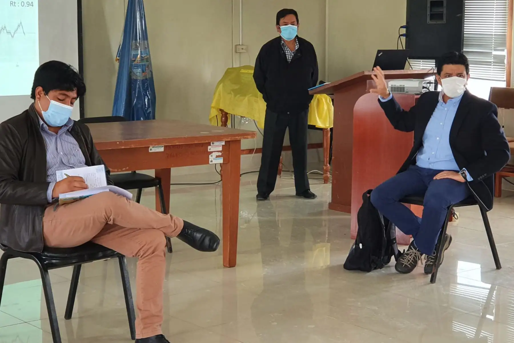 El Gobierno Regional de Ancash, decidió solicitar la ampliación del convenio con la Organización Panamericana de la Salud (OPS) y el Programa Mundial de Alimentos como aliado estratégico en la lucha contra la pandemia del covid 19.
Foto: Gobierno Regional de Ancash