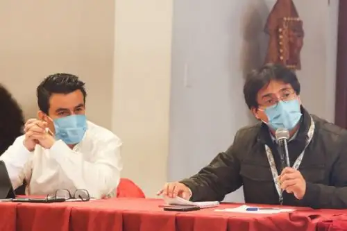 El gobernador regional del Cusco, Jean Paul Benavente García, lamentó la actitud de las concesionarias y convocó a que en una próxima reunión se logren consensos. Foto: ANDINA/Difusión