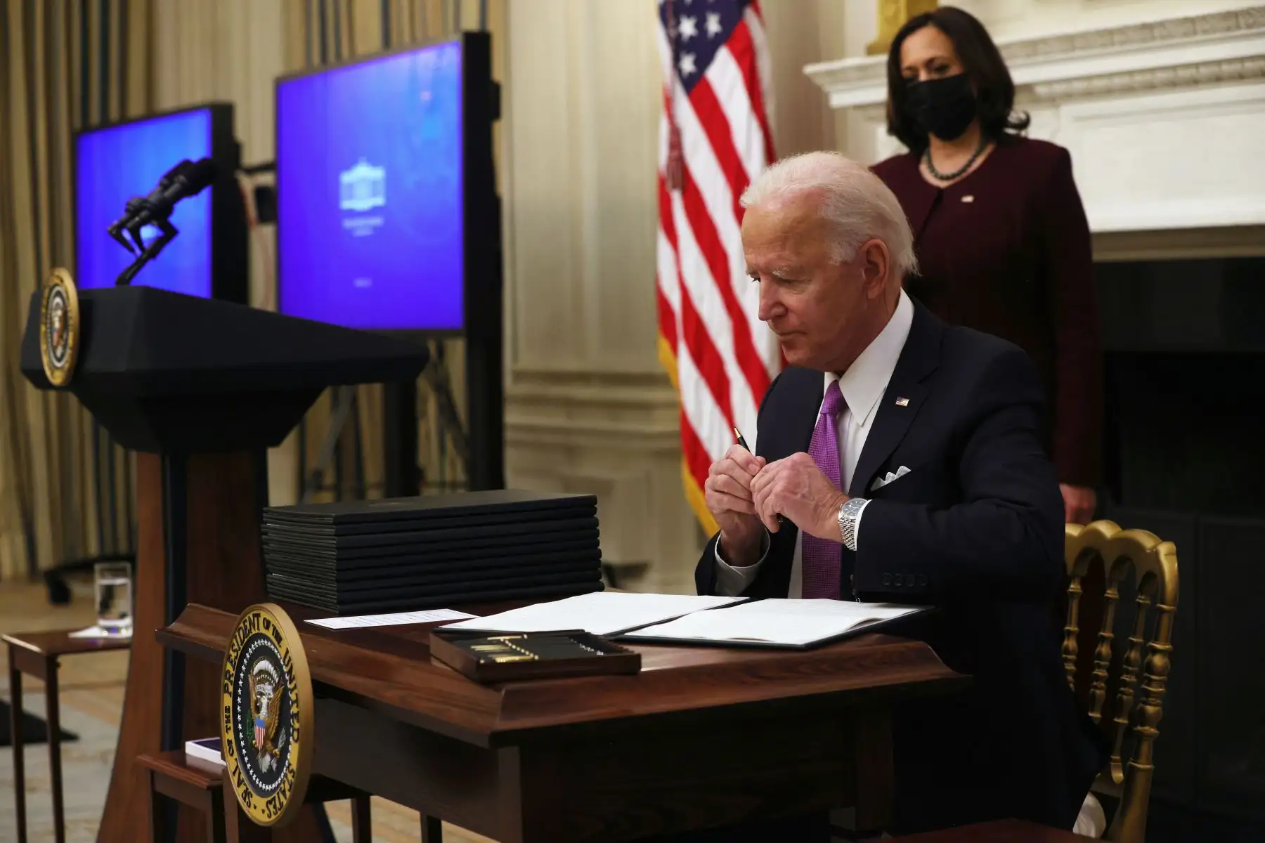 Trump intentó infructuosamente de ampliar el tratado New START para incluir a China, cuyo programa nuclear está en crecimiento pero sigue siendo mucho más pequeño que los de Estados Unidos y Rusia. Foto: AFP