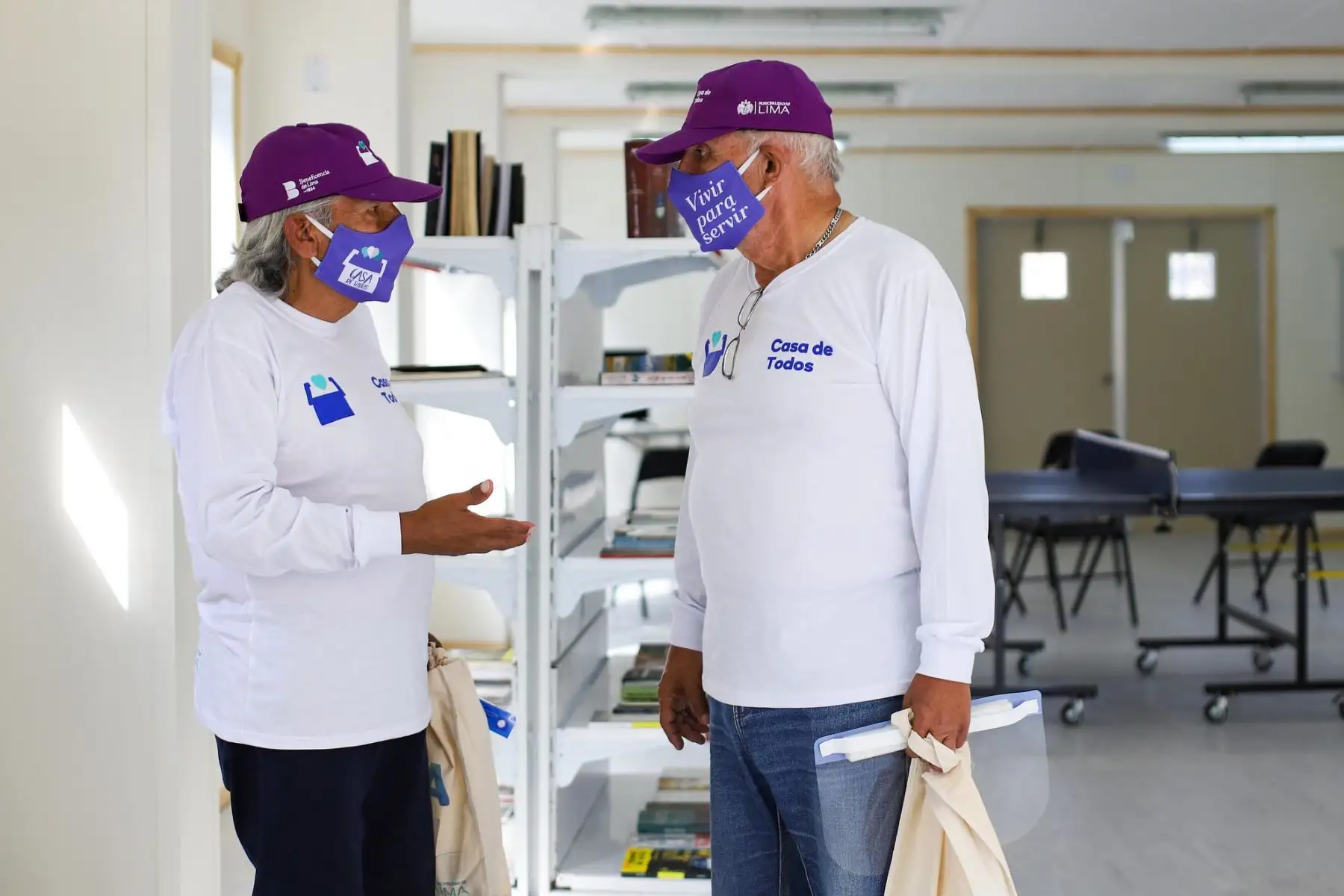 El alcalde de Lima Jorge Muñoz, presenta la "Casa de Todos" permanente en la urbanización Palomino, en el Cercado, que podrá acoger a 80 personas en situación de calle y promover su reinserción en la sociedad. Foto: Municipalidad de Lima