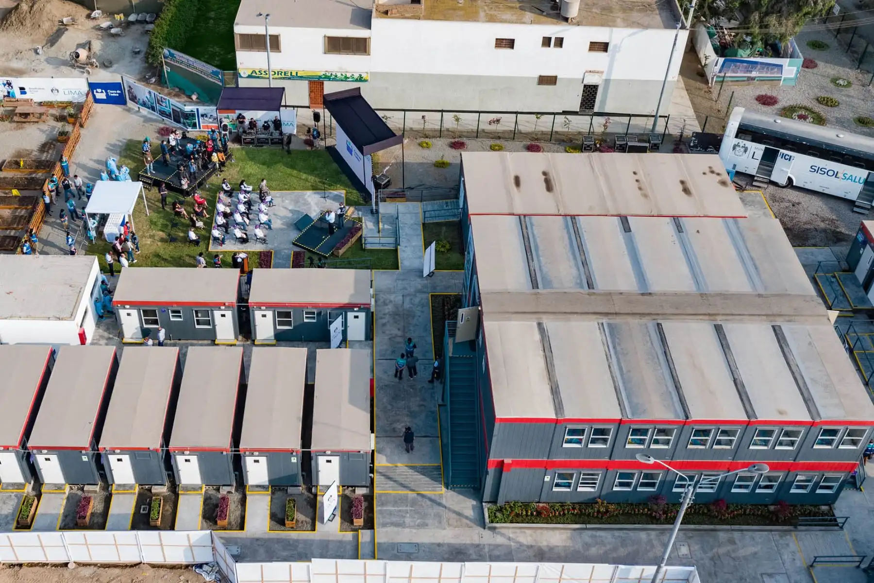 El alcalde de Lima Jorge Muñoz, presenta la "Casa de Todos" permanente en la urbanización Palomino, en el Cercado, que podrá acoger a 80 personas en situación de calle y promover su reinserción en la sociedad. Foto: Municipalidad de Lima