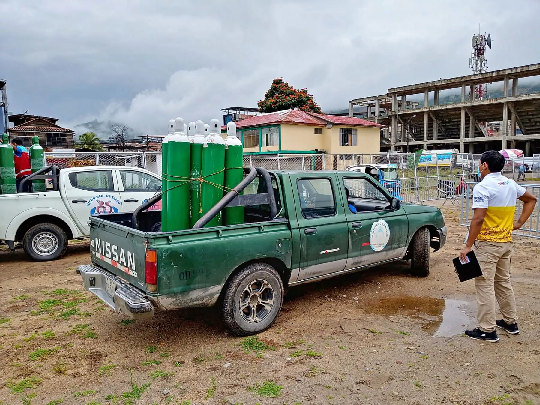 El Centro de Atención y Aislamiento Temporal de Pichanaqui, administrado por el Proyecto Especial Legado, se ha convertido en un soporte crucial en la lucha contra el covid-19 en la región Junín. Gracias a su planta de producción de oxígeno medicinal que abastece a los centros hospitalarios aledaños .Foto. ANDINA/ Legado Lima 2019. El Centro de Atención y Aislamiento Temporal de Pichanaqui, administrado por el Proyecto Especial Legado, se ha convertido en un soporte crucial en la lucha contra el covid-19 en la región Junín. Gracias a su planta de producción de oxígeno medicinal que abastece a los centros hospitalarios aledaños .Foto. ANDINA/ Legado Lima 2019.