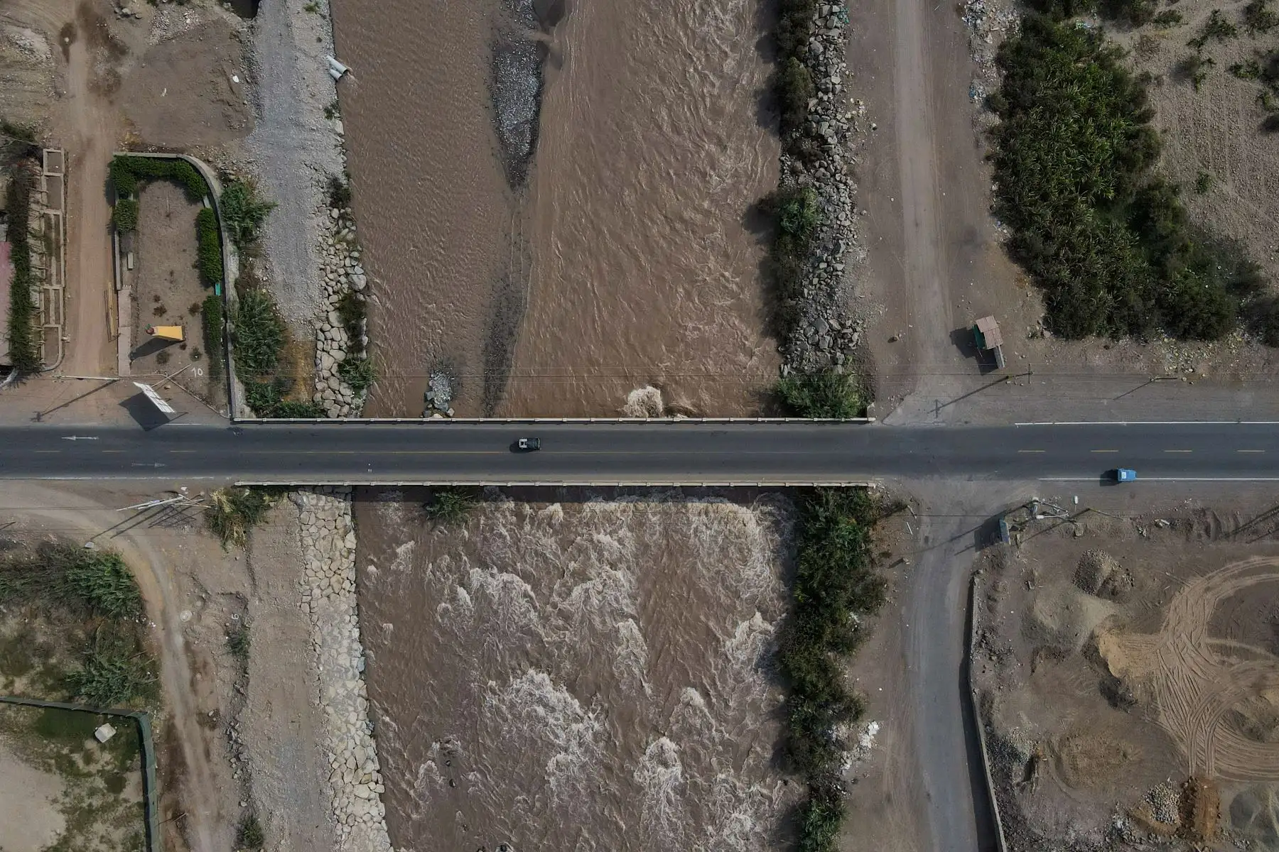 La Autoridad para la Reconstrucción con Cambios inaugura la rehabilitación de las defensas ribereñas del río Mala, que permitirá proteger a 4,778 agricultores y sus viviendas.
Foto: ARCC