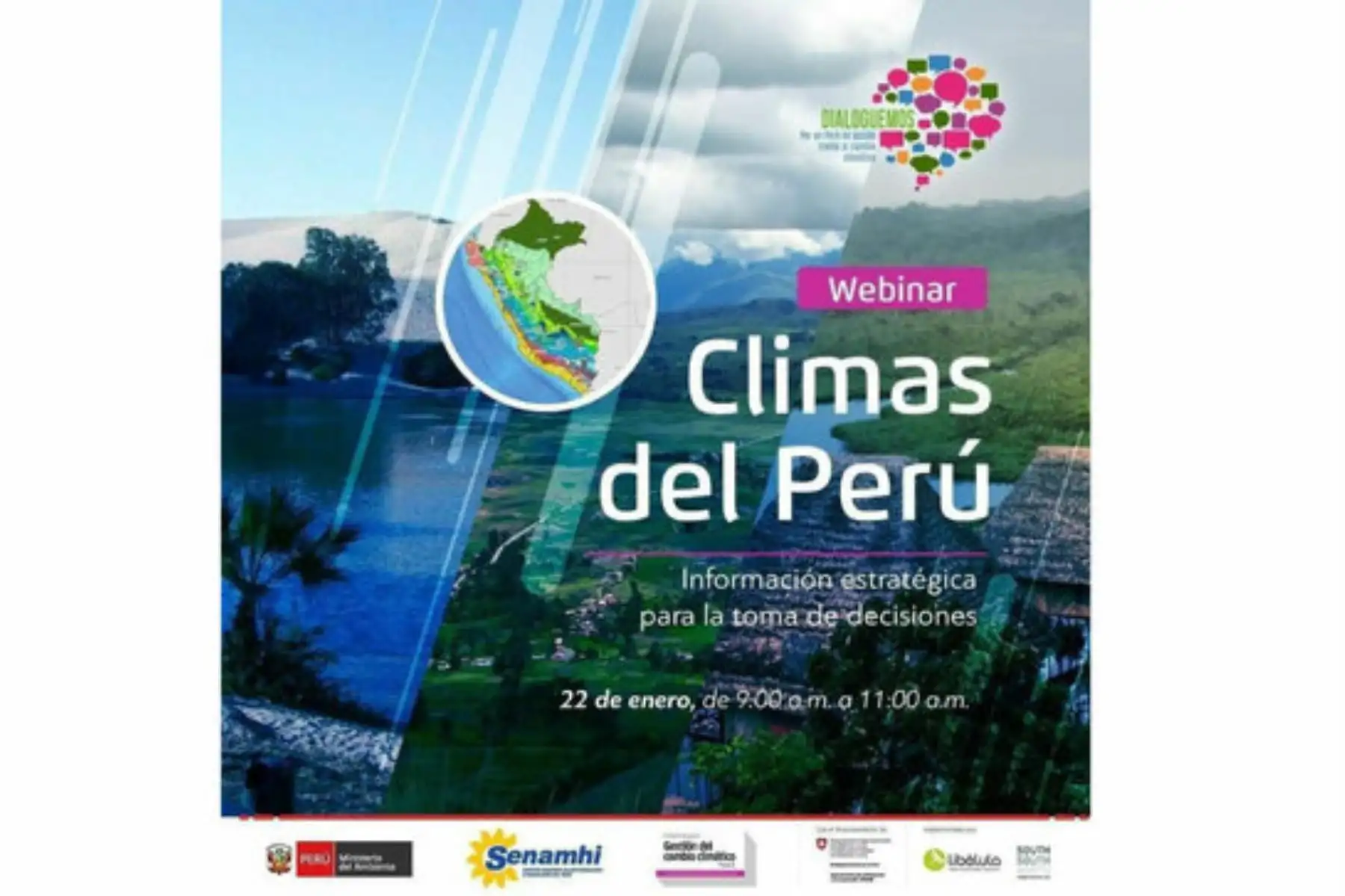 Perú cuenta con 38 climas, 11 más respecto a 1988, según mapa actualizado por el Minam y el Senamhi. Foto: ANDINA/Difusión