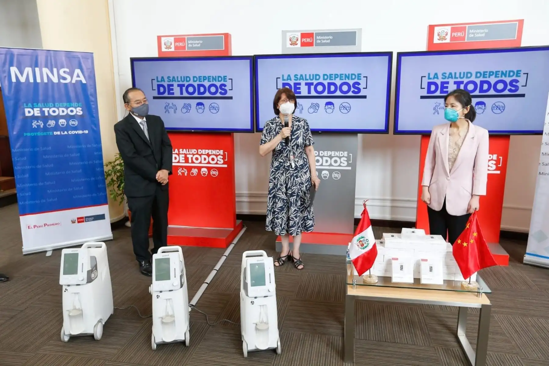 Photo: Twitter/Ministry of Health of Peru