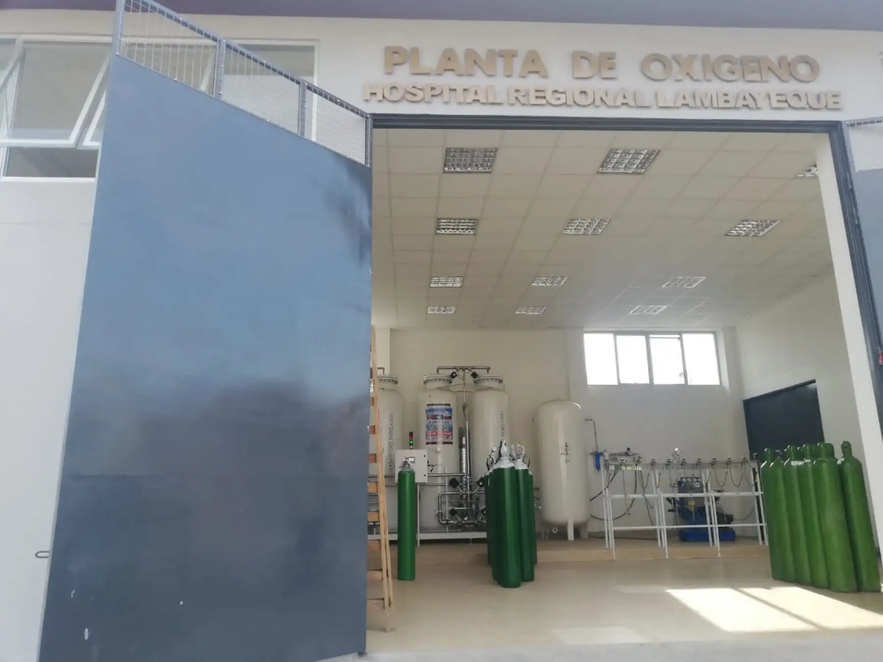 Lambayeque inicia entrega gratuita de oxígeno a los pacientes afectados por el coronavirus (covid-19) y que requieren de ese vital insumo para superar enfermedad. ANDINA/Difusión