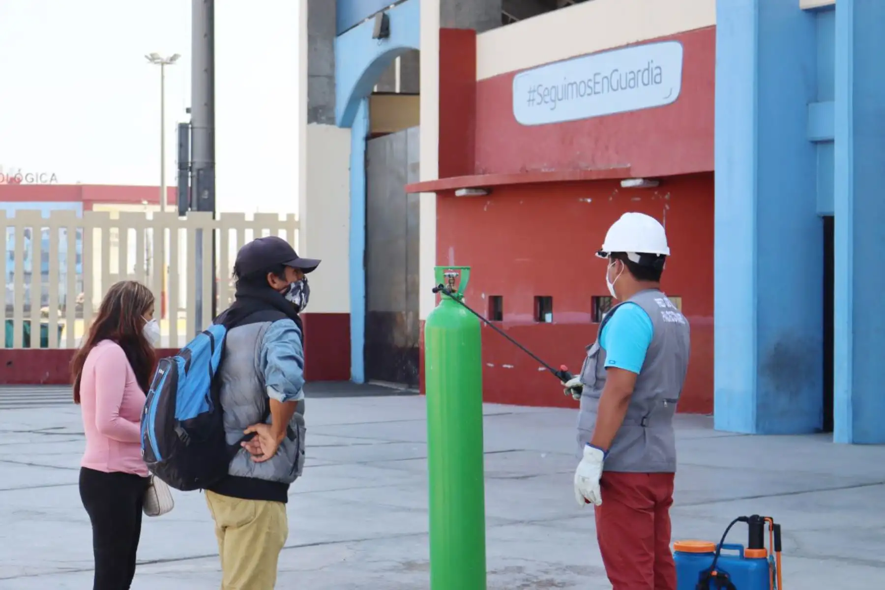 Pobladores e instituciones de Áncash se beneficiaron con la recarga gratuita de balones de oxígeno para pacientes covid-19. Foto: ANDINA/Difusión