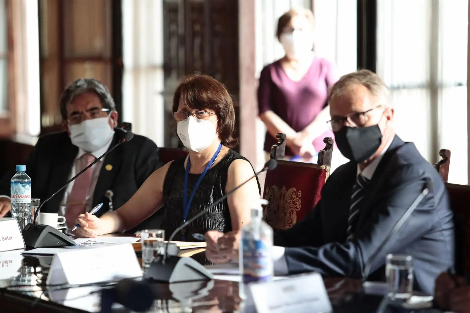El presidente Francisco Sagasti convocó esta tarde al Grupo de Trabajo que apoya la implementación del proceso de vacunación contra el covid-19 para articular las acciones logísticas necesarias para inmunizar a la población. Foto: ANDINA/Prensa Presidencia