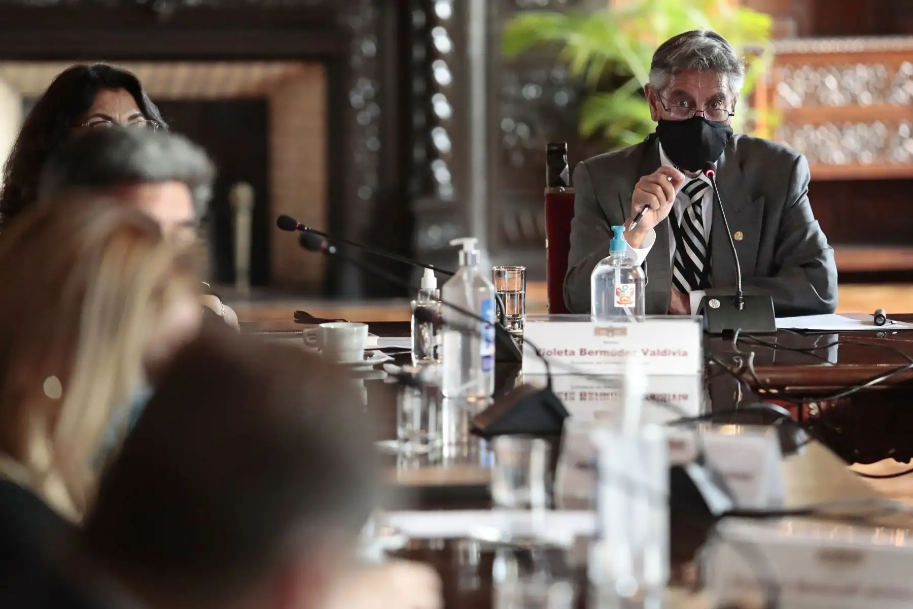 El presidente Francisco Sagasti convocó esta tarde al Grupo de Trabajo que apoya la implementación del proceso de vacunación contra el covid-19 para articular las acciones logísticas necesarias para inmunizar a la población. Foto: ANDINA/Prensa Presidencia