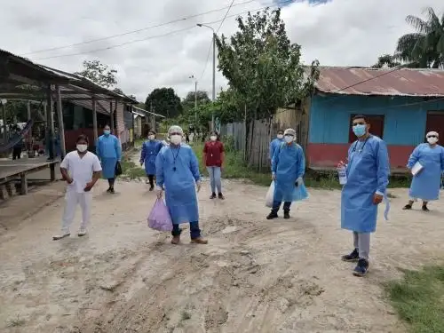 Loreto inicia la búsqueda temprana de casos sospechosos de covid-19 en Caballococha, para evitar que lleguen graves a hospitales. Foto: ANDINA/difusión.