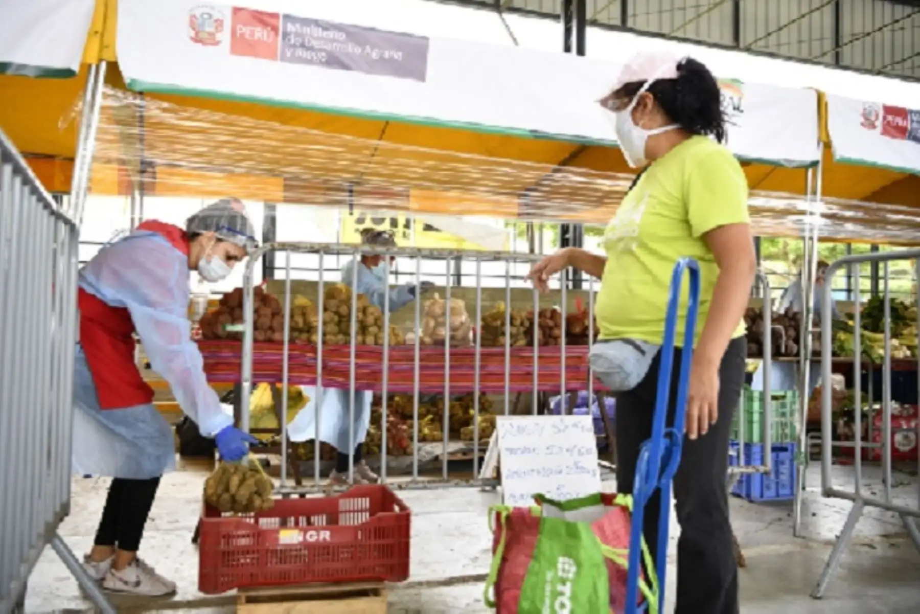 Los Mercados De la Chacra a la Olla continuarán velando por el cumplimiento estricto de los protocolos de bioseguridad.