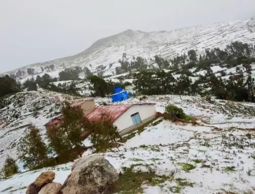 Una intensa granizada afecta 70 hectáreas de cultivo en diversos centros poblados del distrito de Acoria, ubicado en la provincia y región Huancavelica.