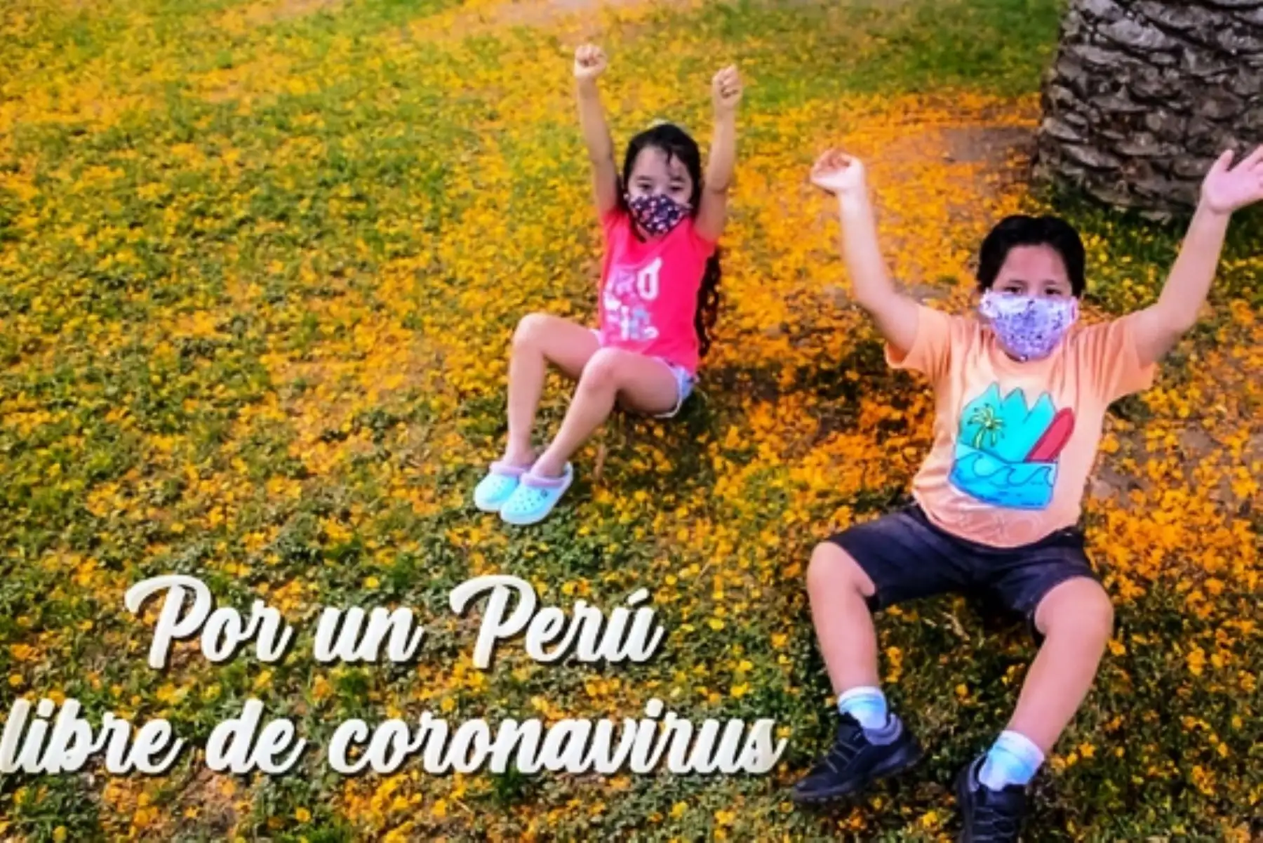 ¡Escúchalos! Niños piden a adultos cumplir medidas sanitarias en el transporte público. Foto: ANDINA/Difusión.