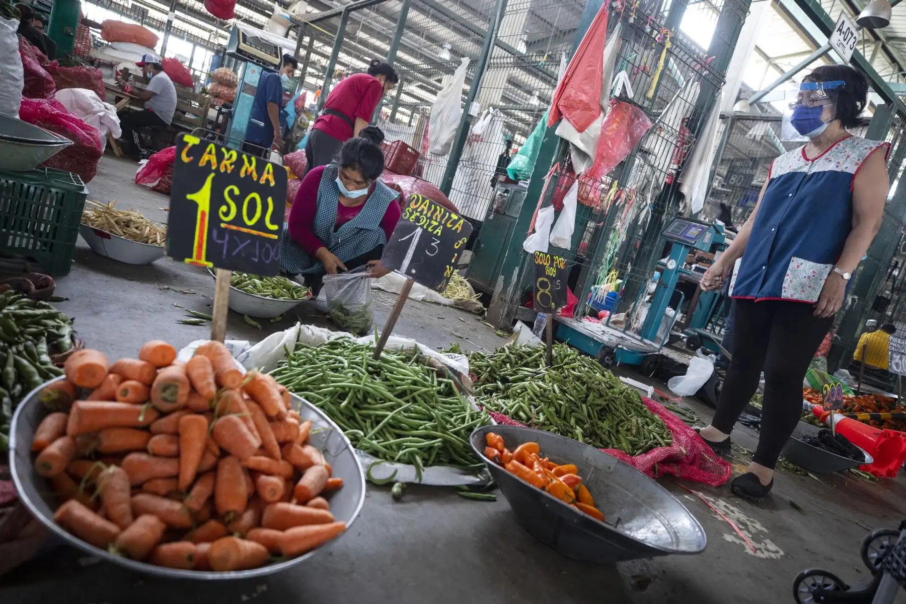 Abastecimiento de diversos productos como la papa, zapallo, tomate, ajíes y cebolla etc, esta garantizado  en el Gran Mercado Mayorista de Lima que promueve la Municipalidad de Lima.
Foto: Municipalidad de Lima